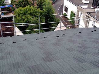 外壁・屋根リフォーム 塗装不可能な屋根をきれいに修復